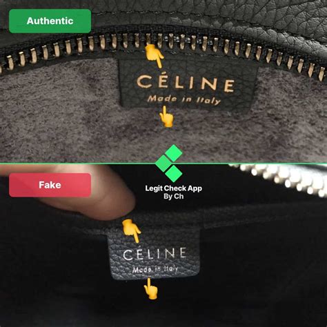 fake celine bag vs real|how to check celine bag.